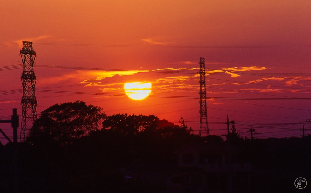 夕日２