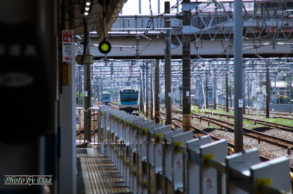 与野駅に来る京浜東北線