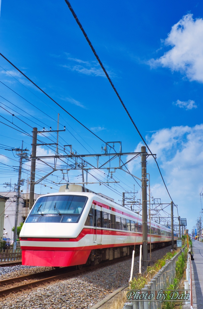 青い空と200系