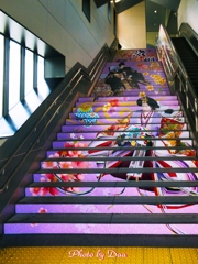岩槻駅の階段