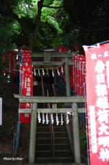 春日部稲荷神社の階段