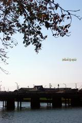 川の上のお寺向かいは・・・