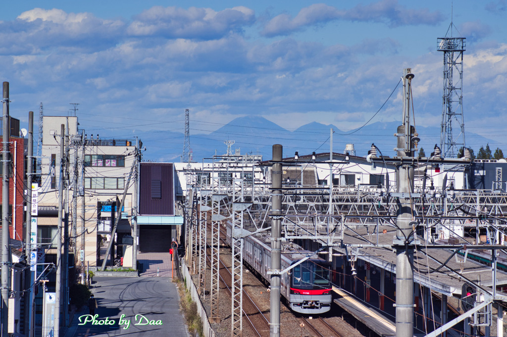 梅田陸橋から望む