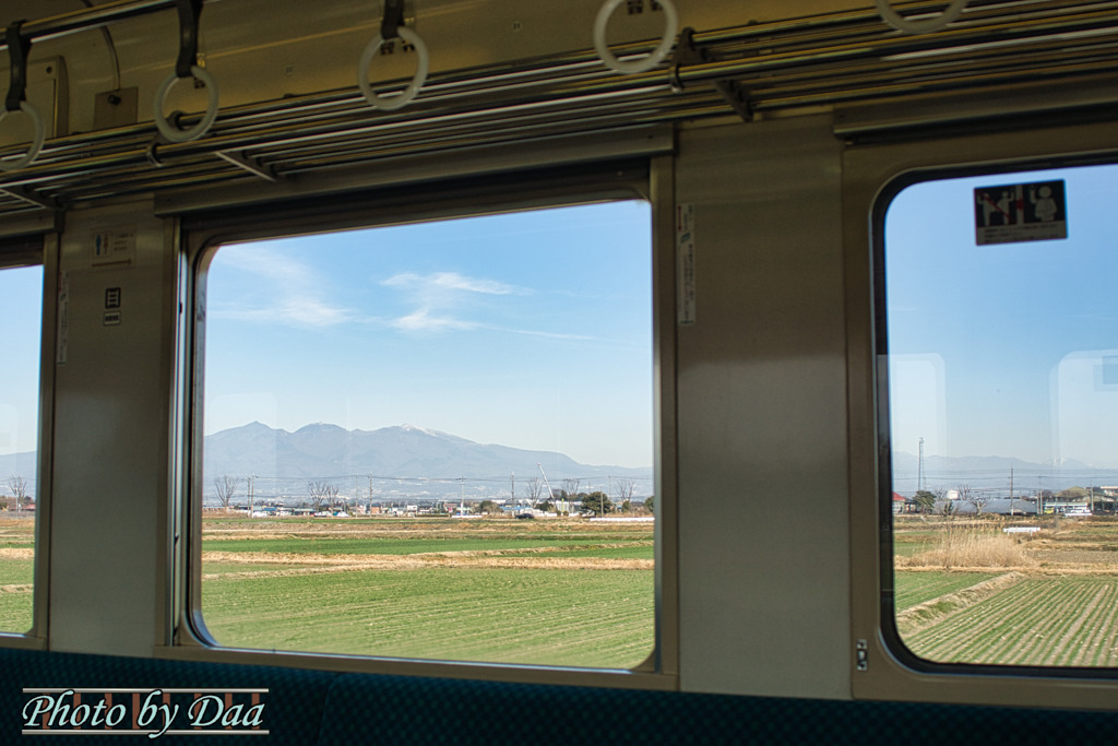 両毛線の車窓