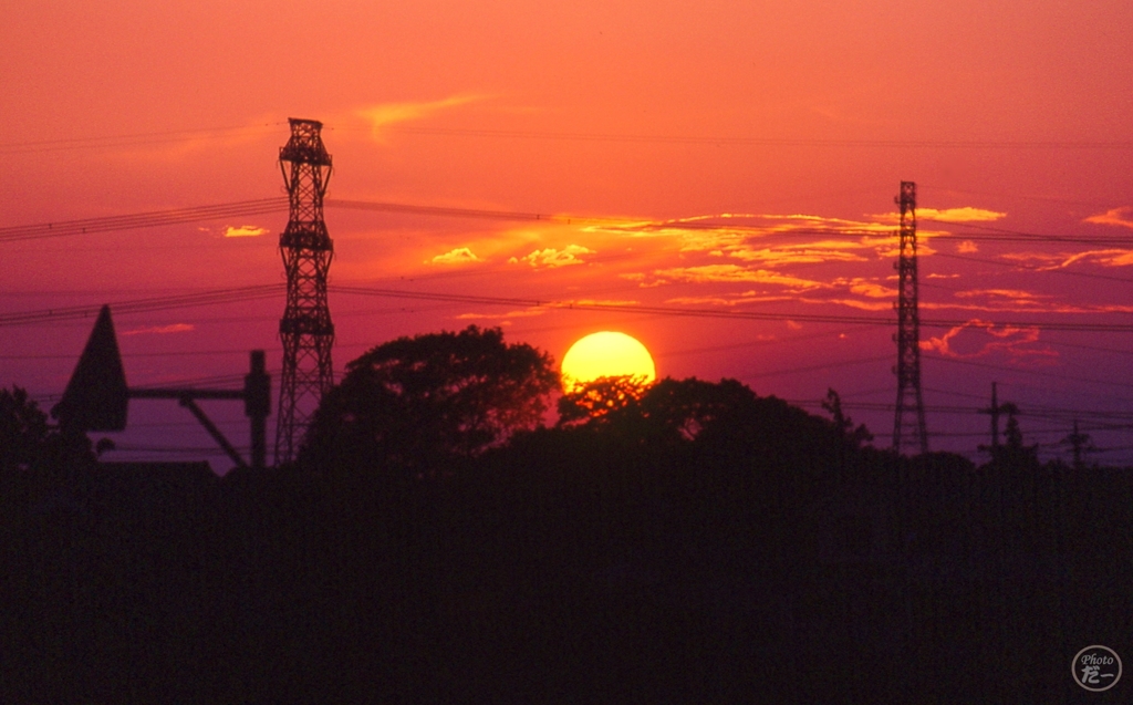 夕日３