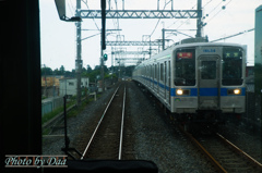 雨の中のすれ違い