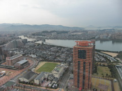 福岡タワーから見た景色