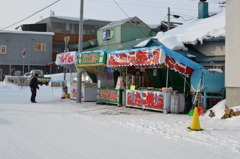 冬の露店