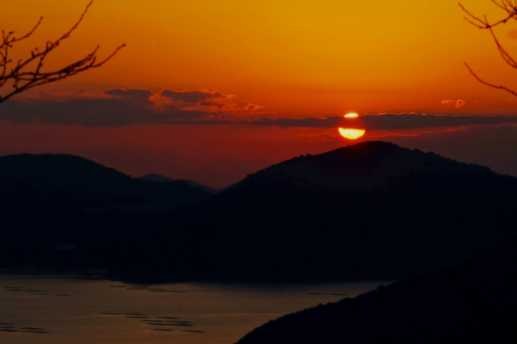 夕日の岬
