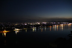 境港の夜景
