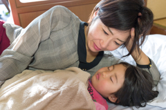 やっと、寝たか