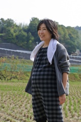 妻と次女と