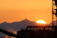 沈む夕日
