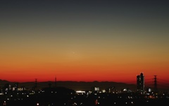 夕暮れの街