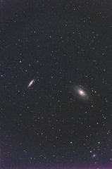 街角 固定撮影－M81, M82銀河