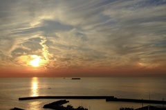 内海黄昏