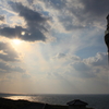 角島灯台より海を臨む