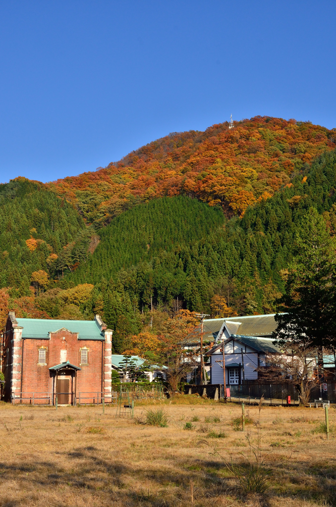 わたらせ渓谷鉄道・足尾駅周辺にて