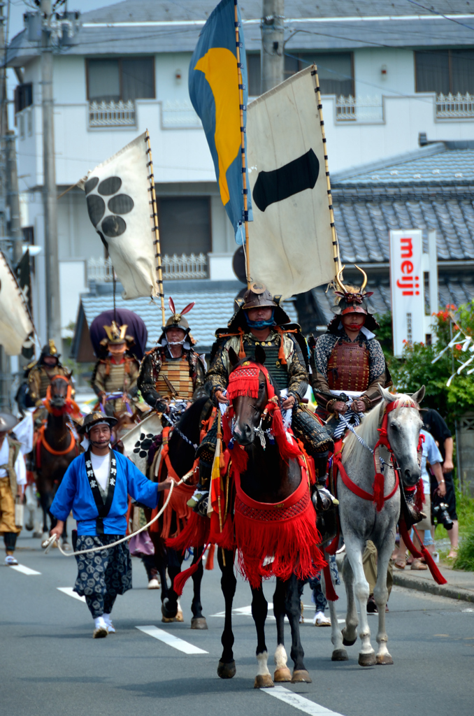 相馬野馬追2012　騎馬武者行列②