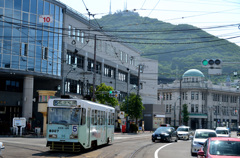 路面電車の走る街 　函館