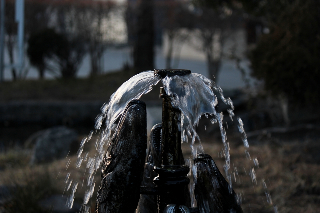 噴水オブジェ