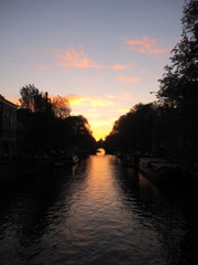 Amsterdam twilight