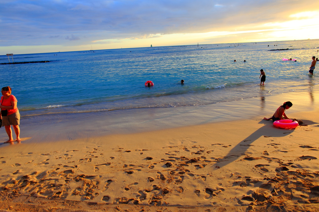 cool sunset beach