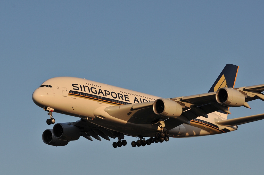 A380　シンガポール