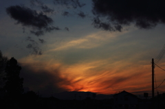燃える雲