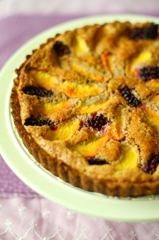 Peach & Blackberry Tart