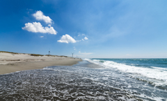 ものすごく暑い夏　海