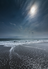 穏やかないつもの海岸