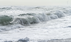 波打ち際の春　３