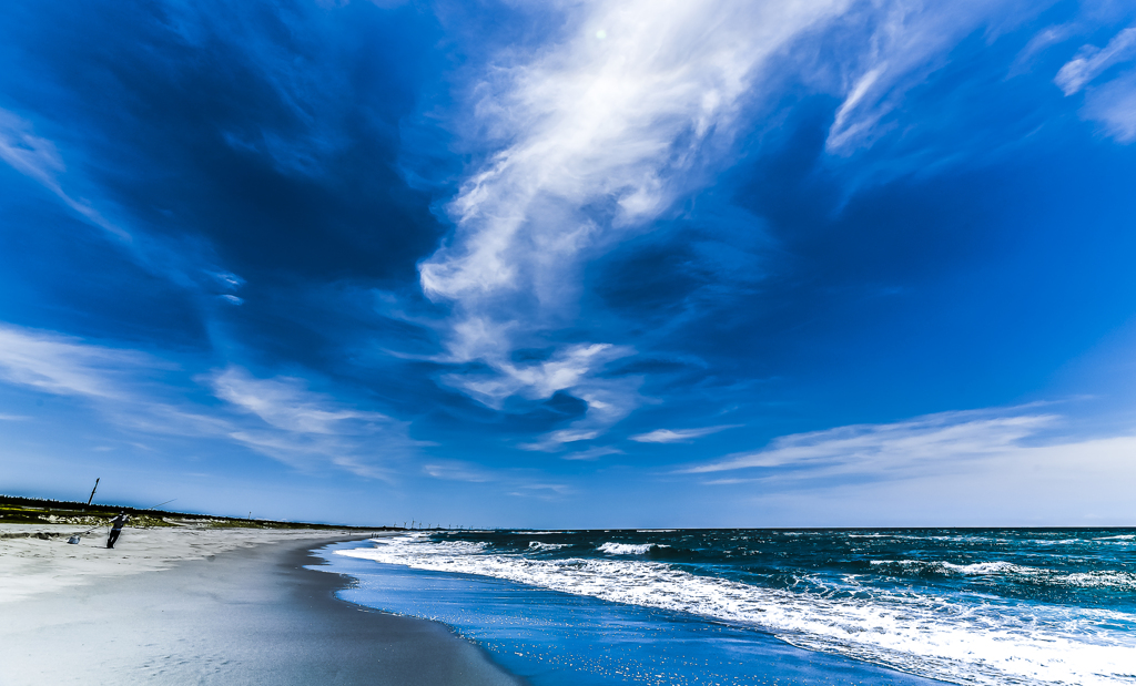 束の間の夏空