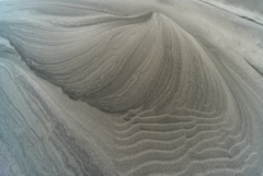 雨上がりの砂模様　１