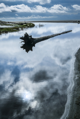 雨上がりの秋空