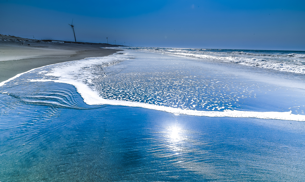 暴れる海　１