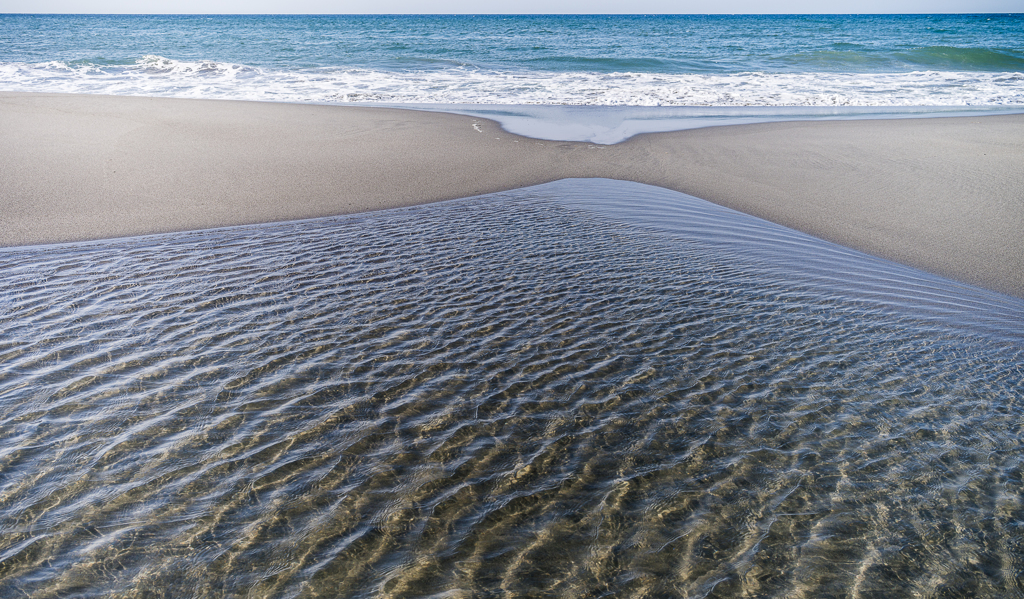 砂浜の富士