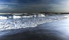 突然の夏の海
