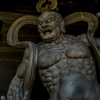 遠州三山　可睡斎山門　金剛力士像（右）