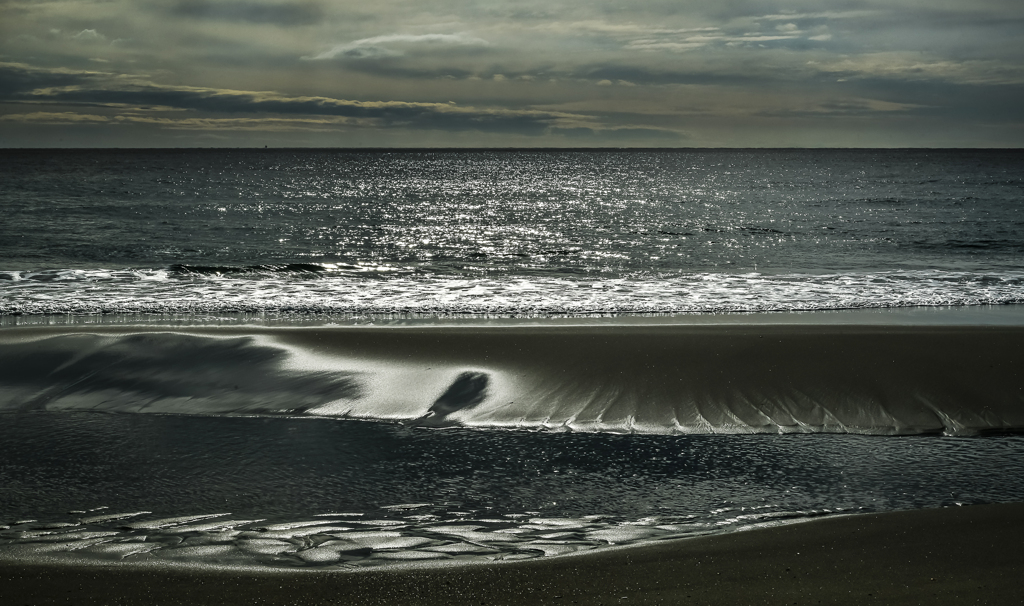 波打ち際の微風　１