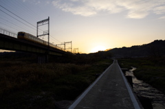 夕暮れ