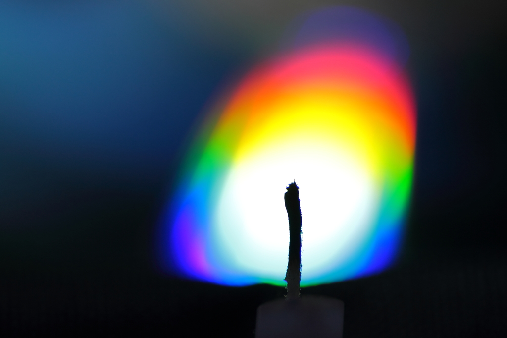 Shoot a rainbow