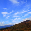 The ridge line of the Nasu Mountain