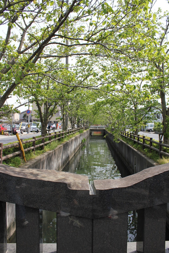 鬼太郎脇の川