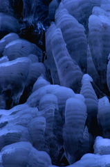 三十槌の氷柱-氷の芸術-
