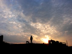 夕暮れ時