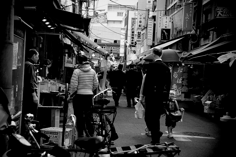 築地の町