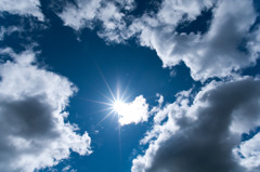 今日の空