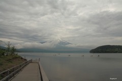 富士山をバックにへらぶな釣シーズン